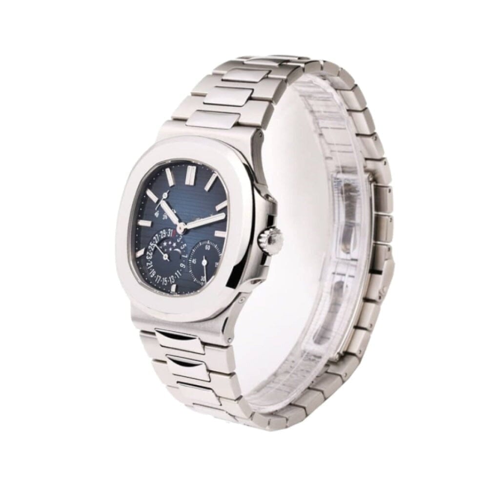 Nautilus Steel Blue Dial Mondphase 5712/1A-001