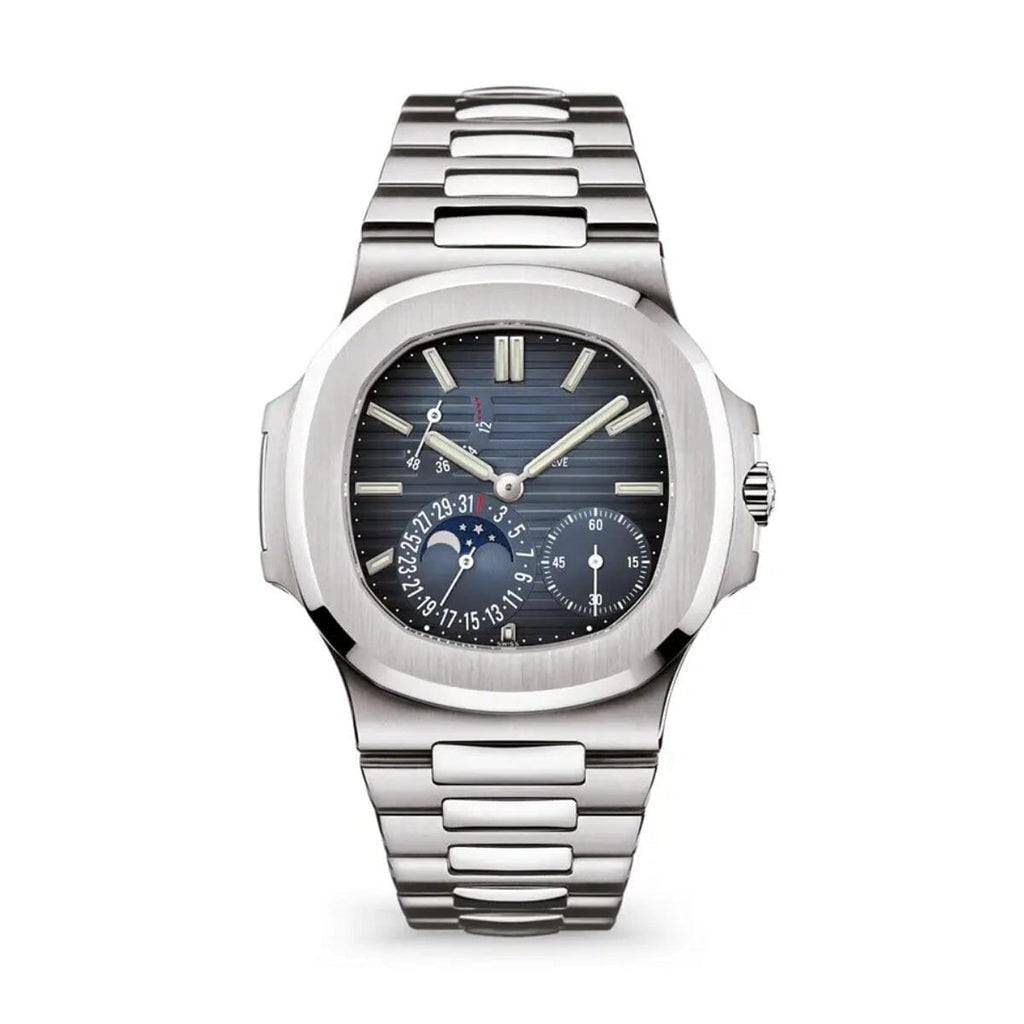 Nautilus Steel Blue Dial Mondphase 5712/1A-001