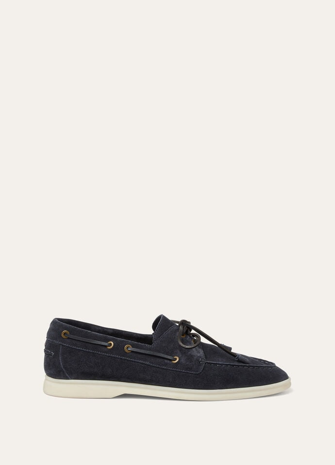 Moccasin Sea-Sail Walk - Blue Navy