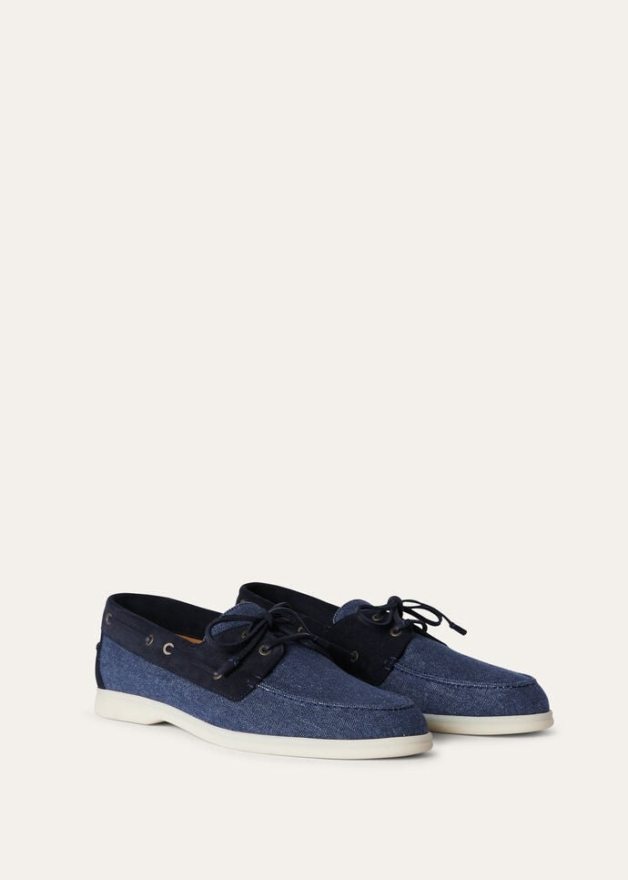 Moccasin Sea-Sail Walk - Surge Blue
