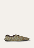 Flacher Slipper Floaty Women's - Light Olive/burnt Orange