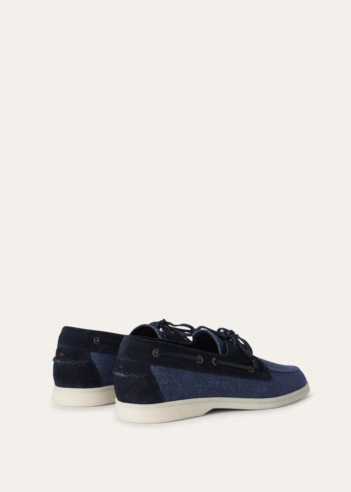 Moccasin Sea-Sail Walk - Surge Blue