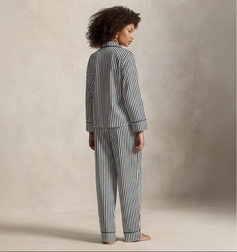 Polo Bear Cotton-Sateen Pyjama-Set