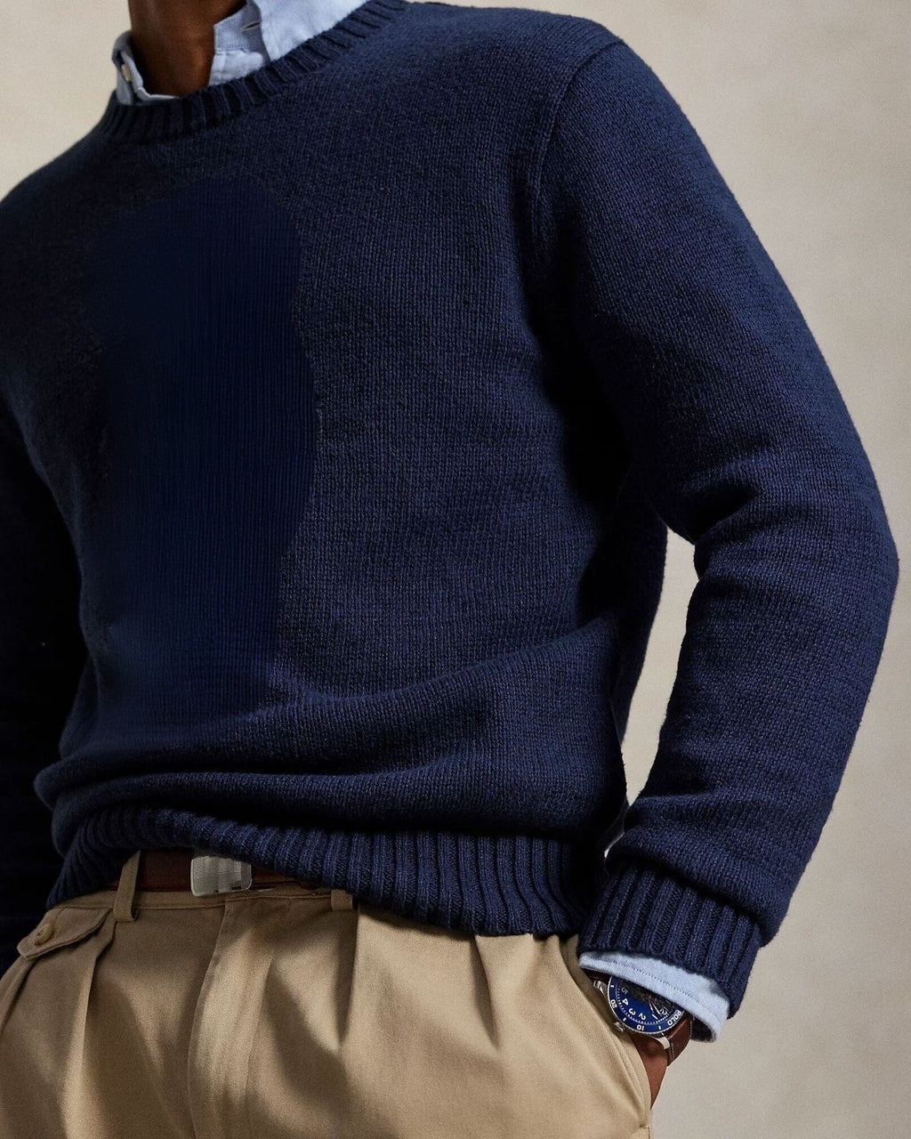 Polo Bear Cotton-Linen Sweater