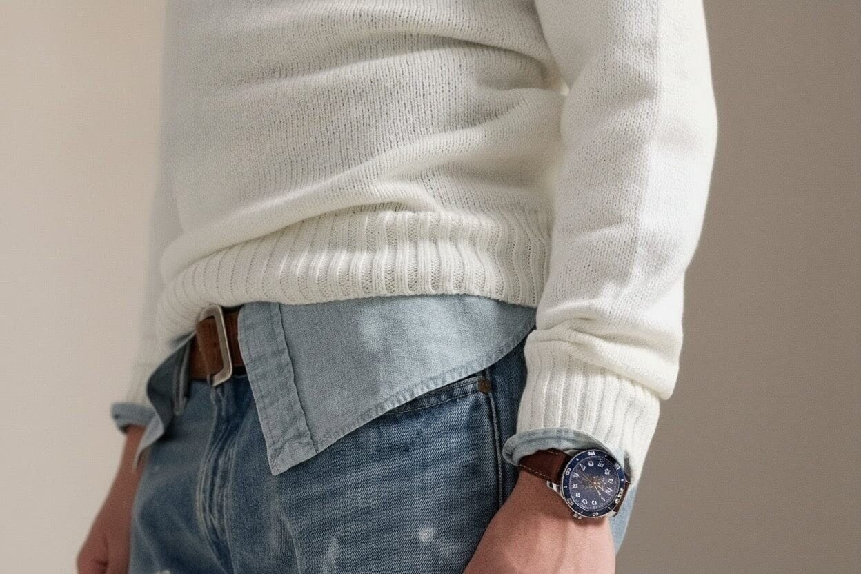 Polo Bear Cotton-Linen Sweater