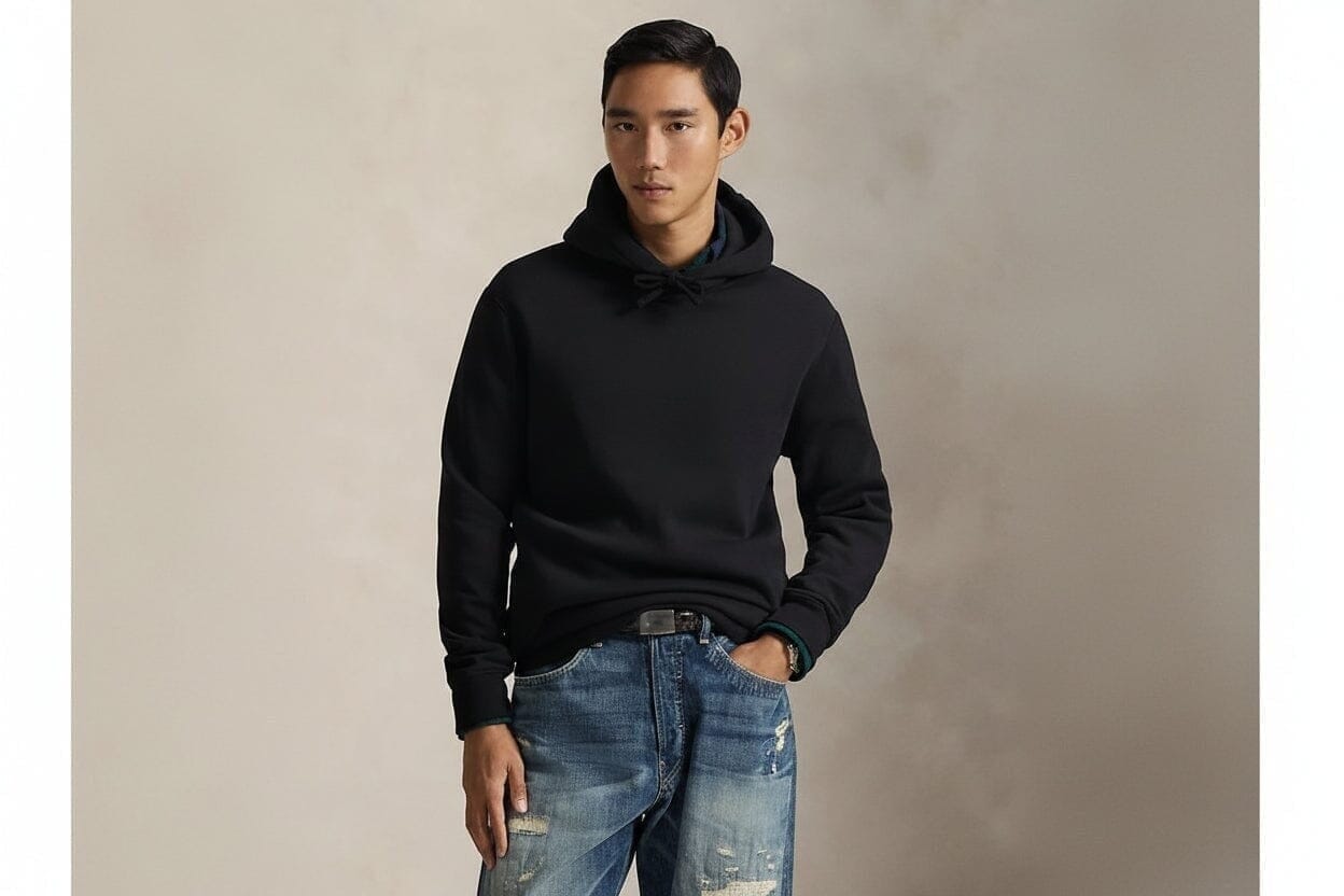 Polo Bear Fleece Hoodie