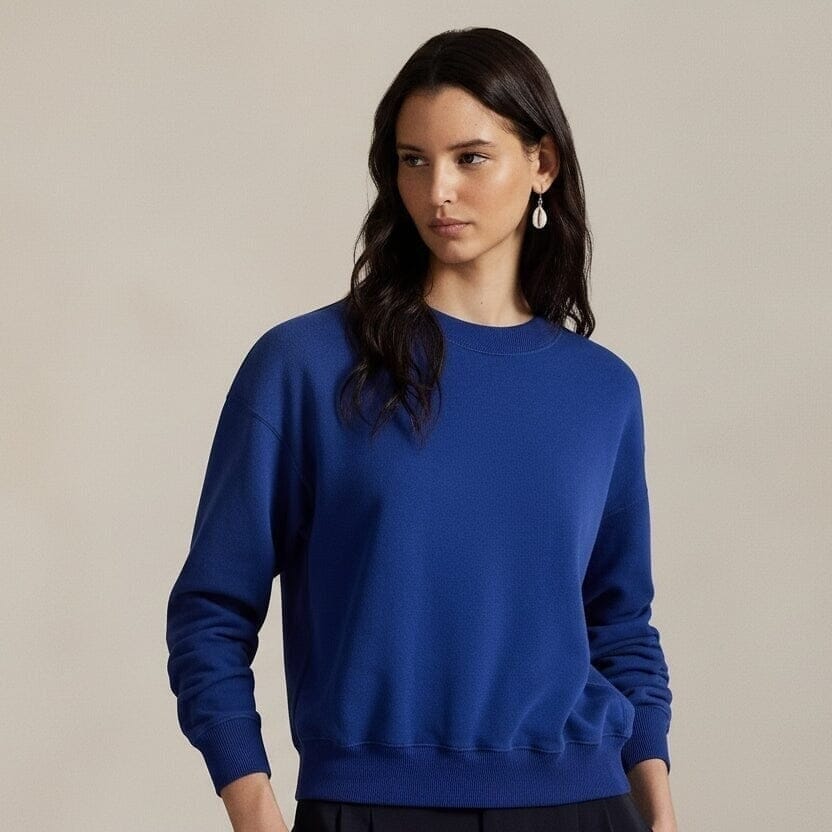 Polo Bear Lightweight Fleece Crew Neck-Sweatshirt
