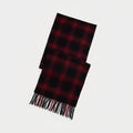 Polo Bear Wool Scarf with Check Pattern