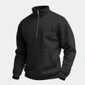 Sweater with Half Zipper