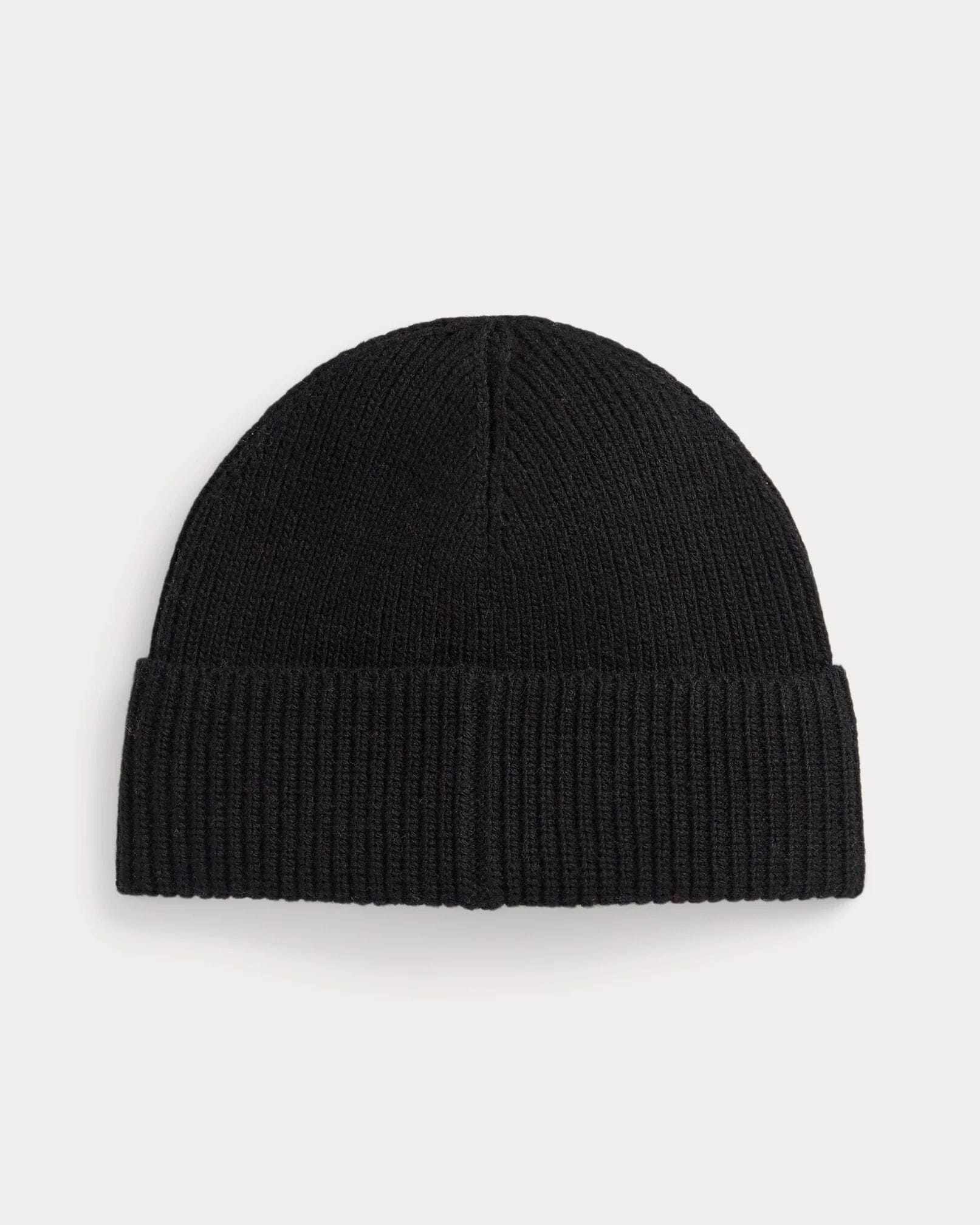Ribbed Beanie with Polo Bear