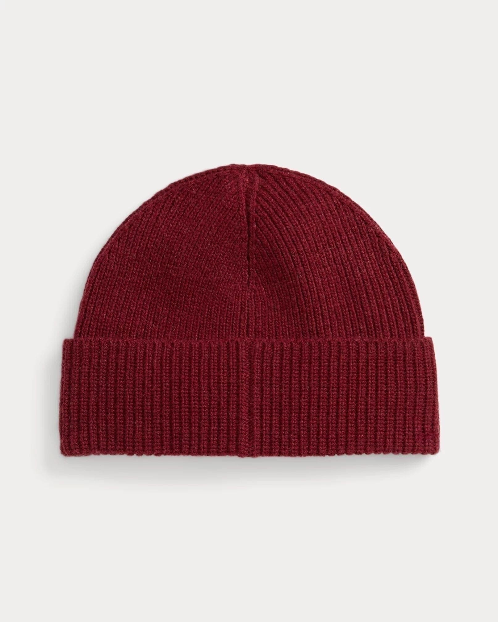Ribbed Beanie with Polo Bear