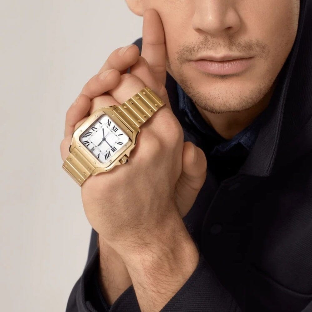 Santos Gold Men's Watch