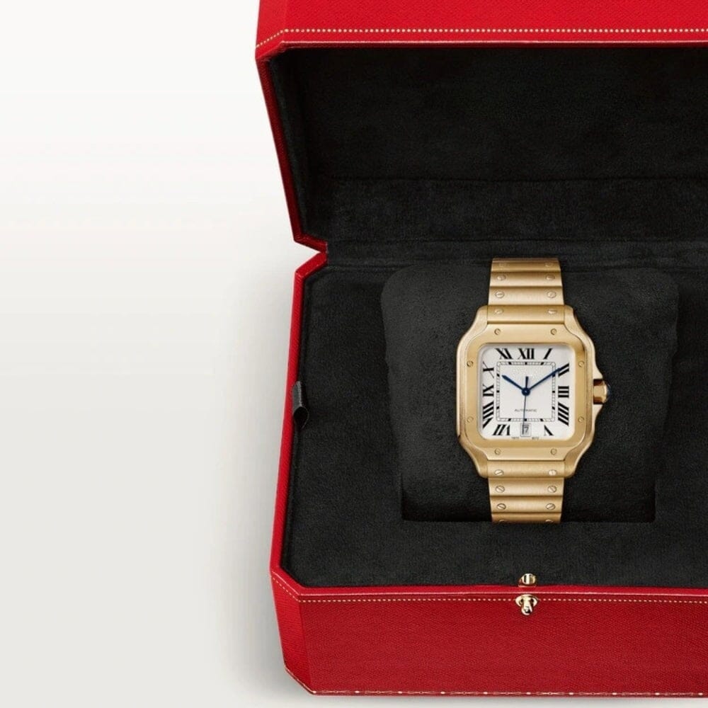Santos Gold Men's Watch