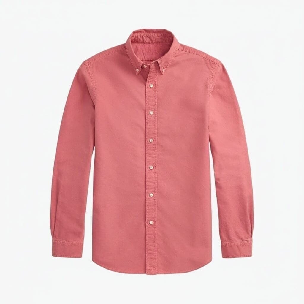 Slim Fit Oxford Shirt - Garment-Dyed