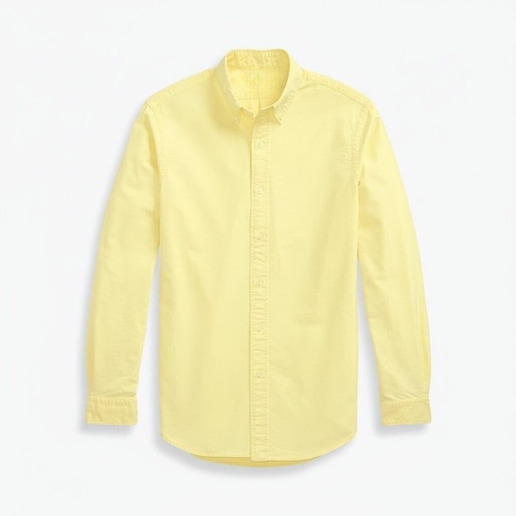 Slim Fit Oxford Shirt - Garment-Dyed