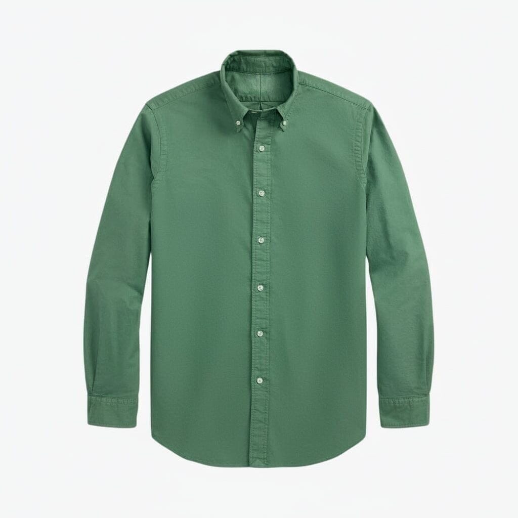 Slim Fit Oxford Shirt - Garment-Dyed