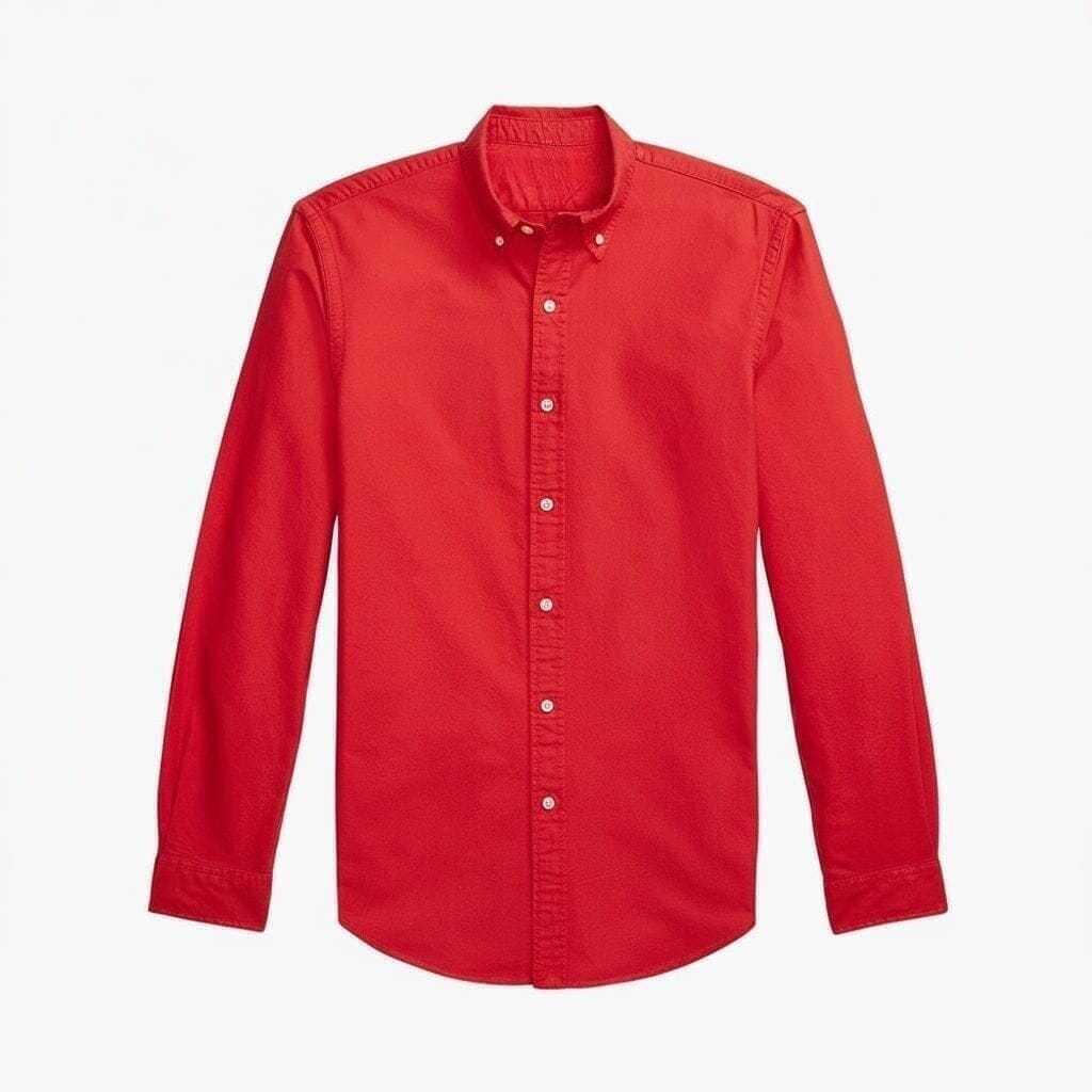 Slim Fit Oxford Shirt - Garment-Dyed