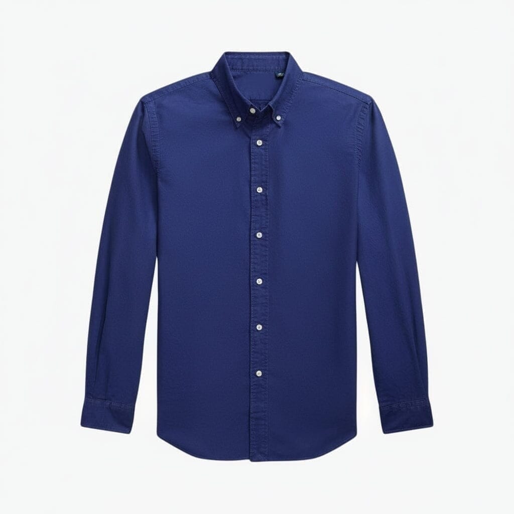 Slim Fit Oxford Shirt - Garment-Dyed
