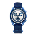 Speedmaster Moonswatch 'mission to the Blue Moonphase' Men's Chronograph