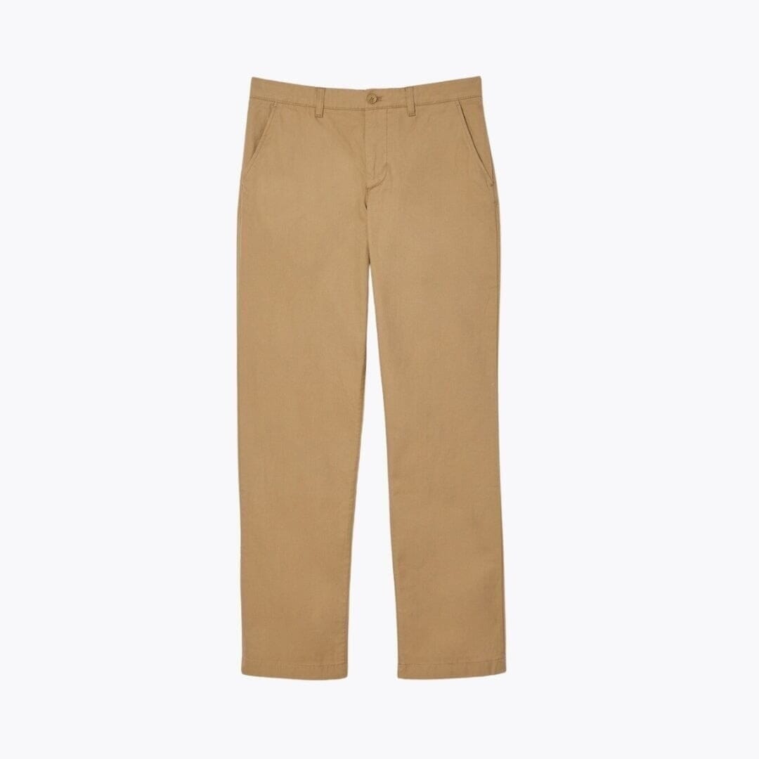 Straight Fit Chino-Trousers in Cotton-Twill