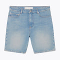 Straight Fit Denim Bermuda Shorts for Men's