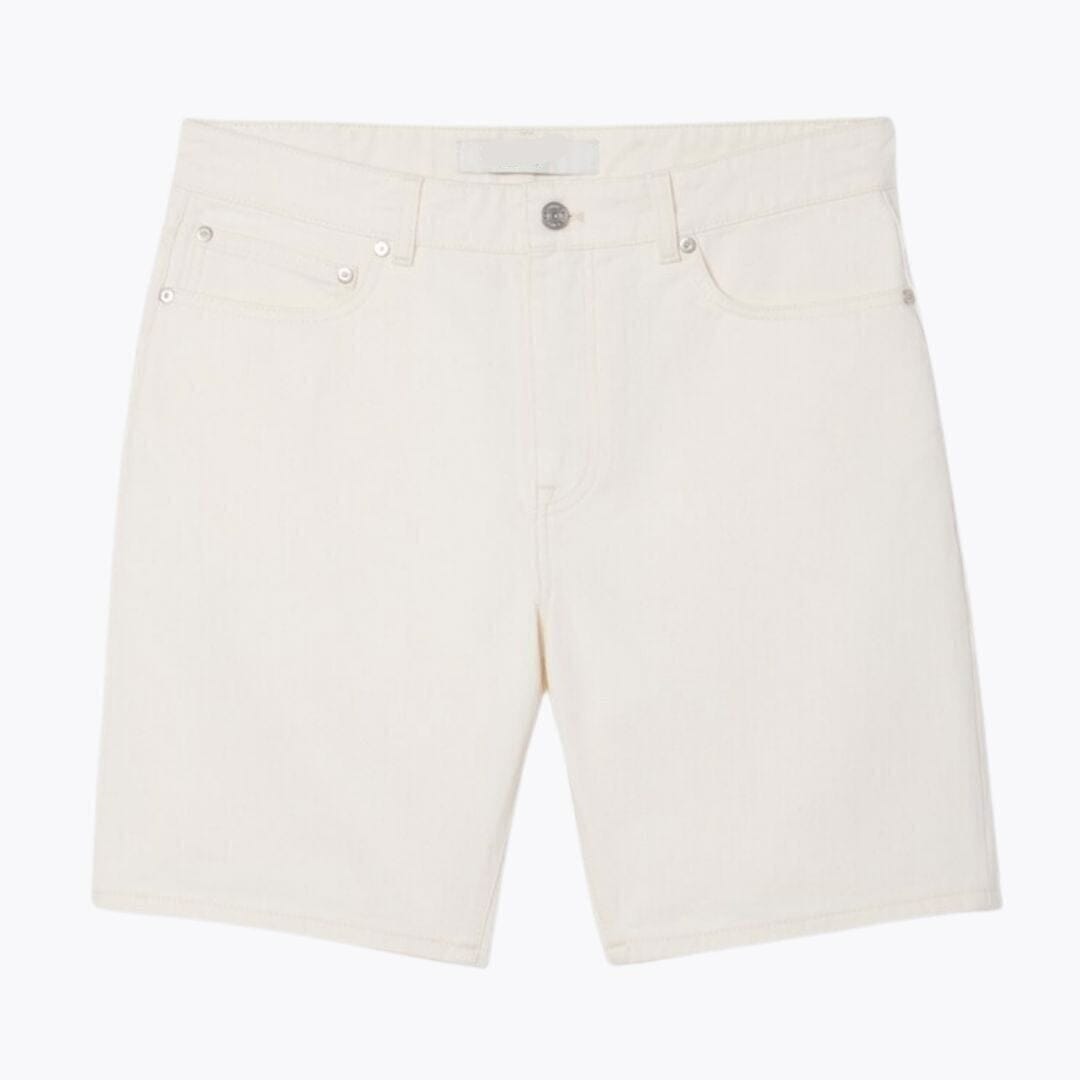 Straight Fit Denim Bermuda Shorts for Men's
