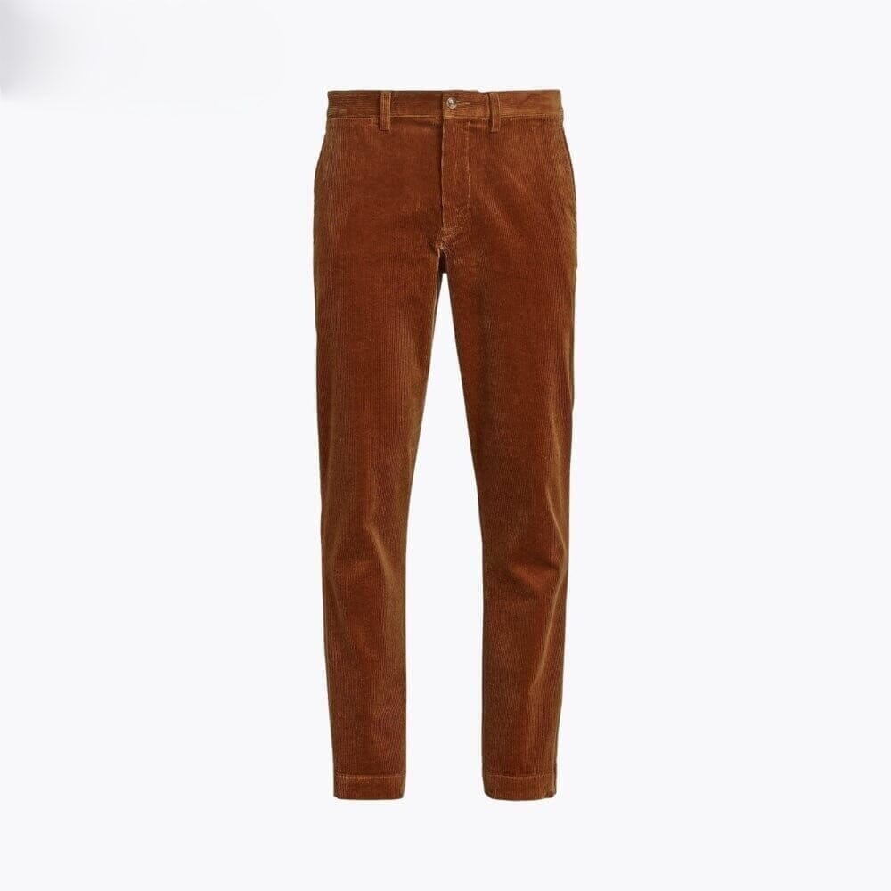 Straight Fit Stretch Corduroy Trousers