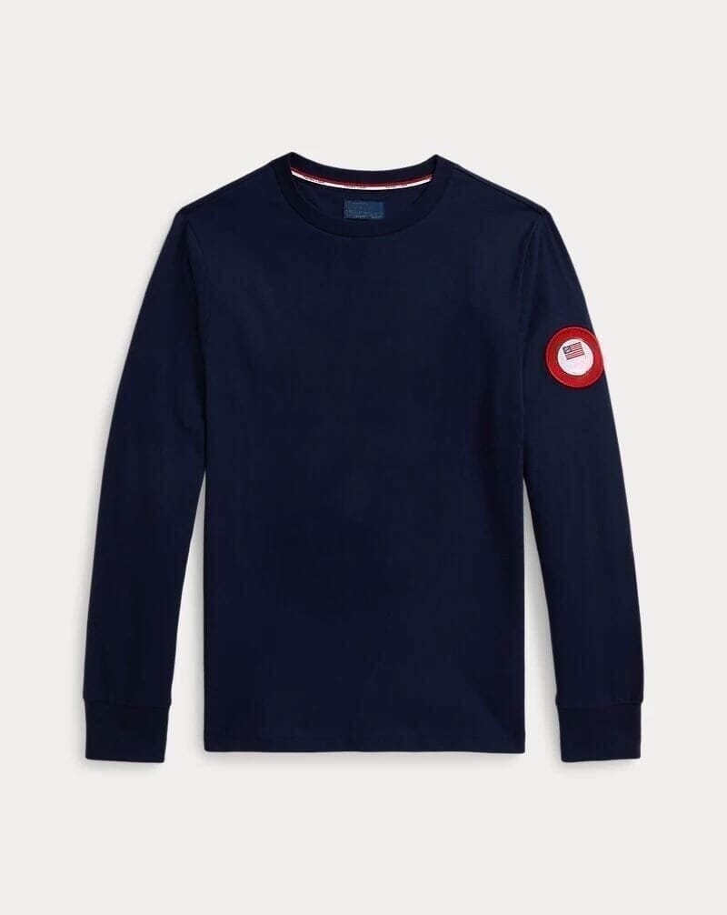 Team USA Polo Bear Long Sleeve-T-Shirt