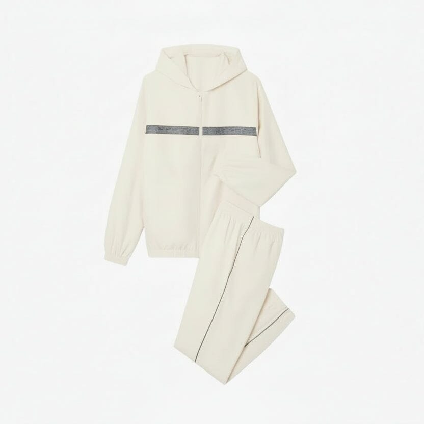 Tennis Tracksuit with Logo-Streifen