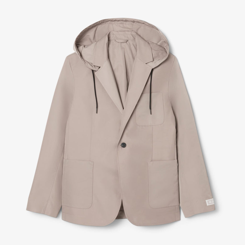 Twill-Blazer with Hood