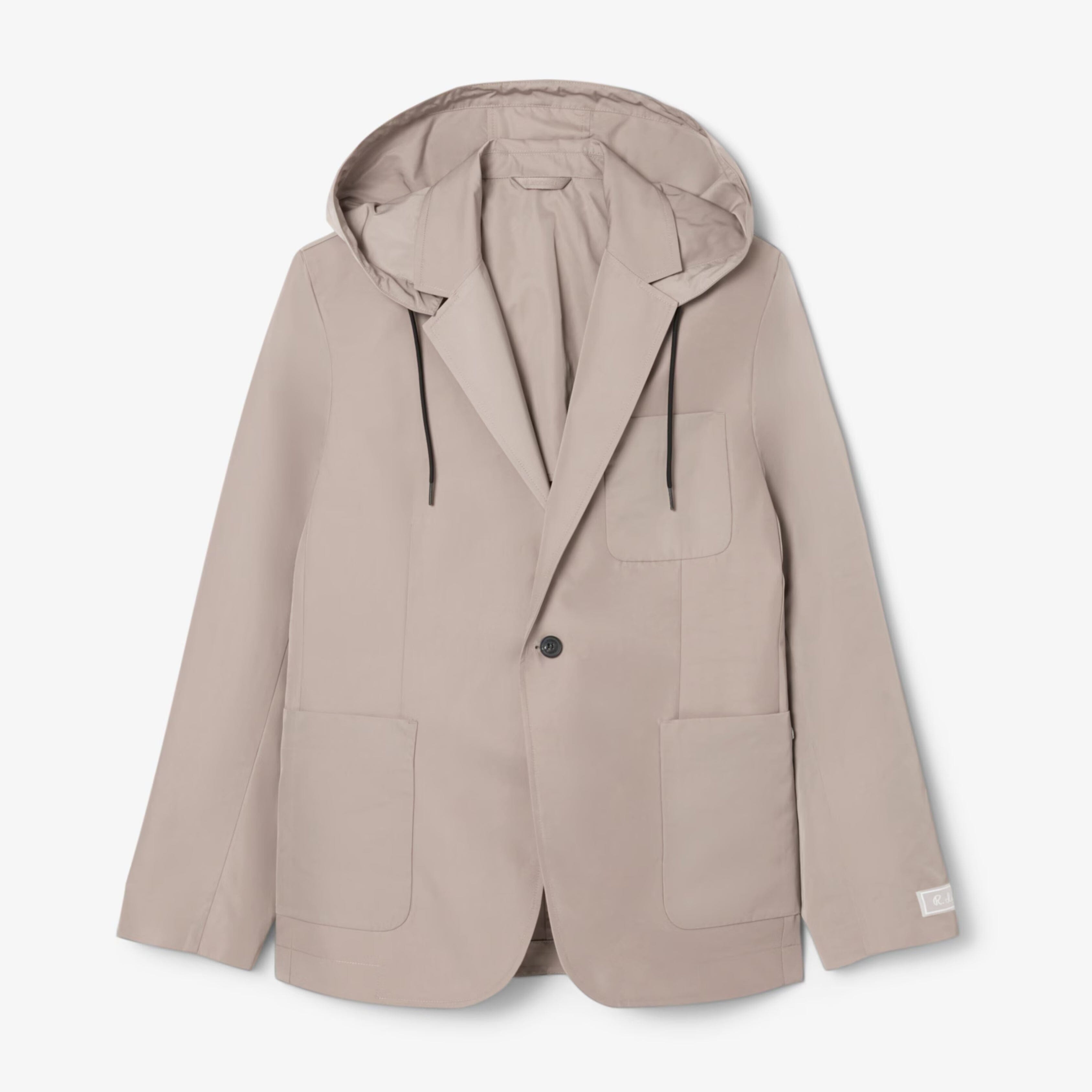 Twill-Blazer with Hood