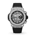 Unico Silver Black 44mm Men's Chronograph