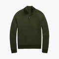 Washable Wool-Sweater with Quarter-Zipper