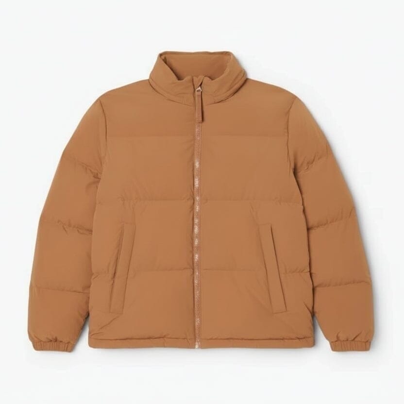 Water-Repellent Down Jacket with Hood