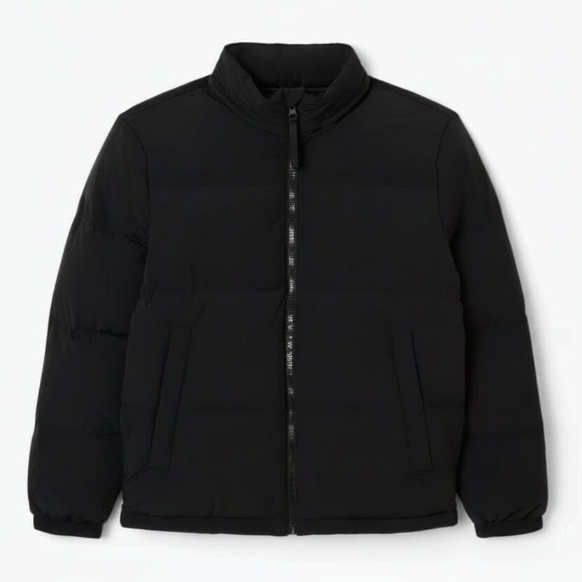 Water-Repellent Down Jacket with Hood