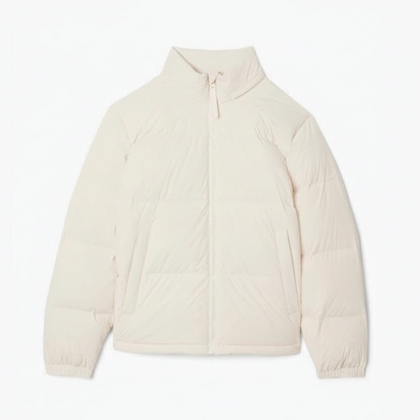 Water-Repellent Down Jacket with Hood