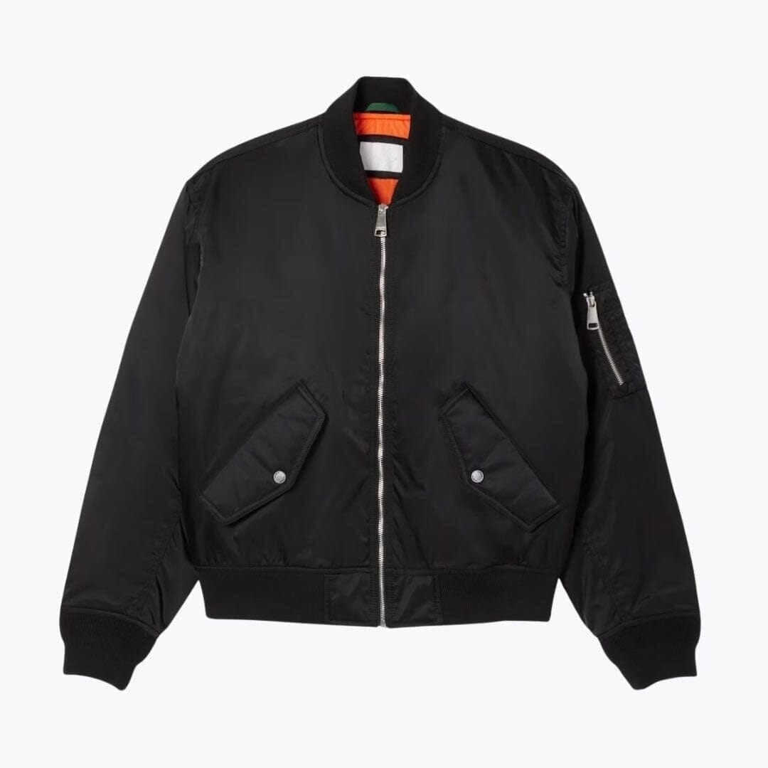 Water-Repellent Lined Bomber Jacket