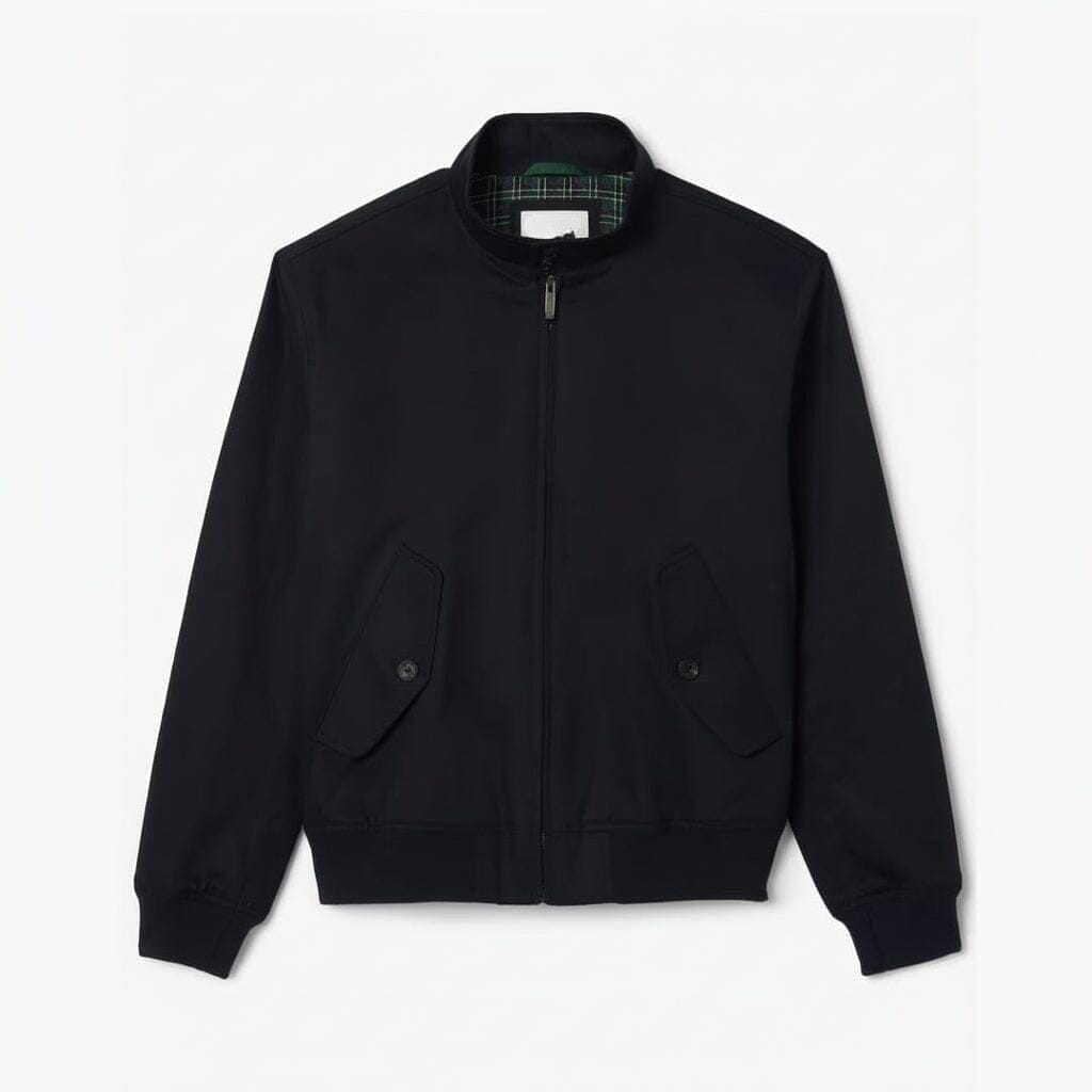 Water-Repellent Twill Harrington Jacket