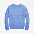 Cable Knit-Sweater in Wool-Cashmere